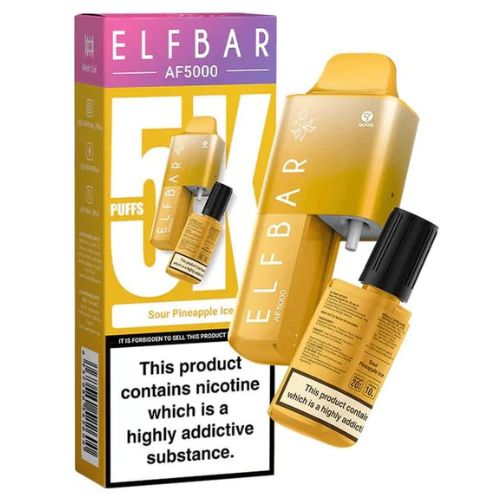 ELF Bar AF5000 - Sour Pineapple Ice - Urban Vape Ireland