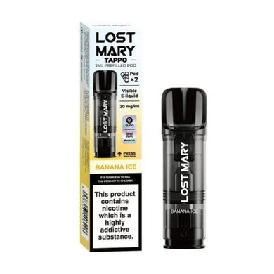 Lost Mary Tappo Banana Ice Pods - Urban Vape Ireland