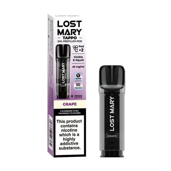 Lost Mary Tappo Grape Pods - Urban Vape Ireland