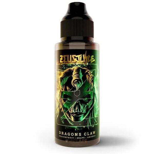 Zeus E-Liquid: Dragons Claw - Dragonfruit Grape Aniseed - Urban Vape Ireland