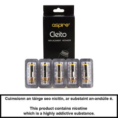 Aspire Cleito and Cleito Pro Coils (5 Pack) - Urban Vape Ireland