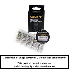 Aspire Nautilus and Nautilus 2 BVC Coils (5 Pack) - Urban Vape Ireland
