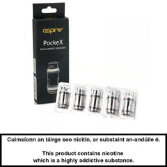 Aspire Pockex Coil Heads - Urban Vape Ireland