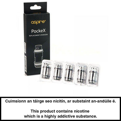 Aspire Pockex Coil Heads - Urban Vape Ireland