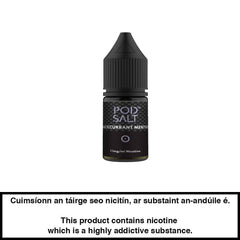 Blackcurrant Menthol: Podsalt Nic Salt 20mg - Urban Vape Ireland
