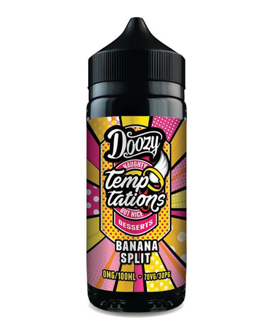 Doozy Temptations E-Liquid - Banana Split - Urban Vape Ireland