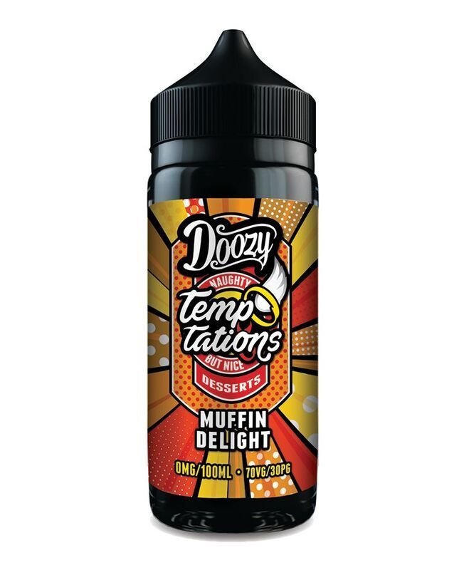 Doozy Temptations E-Liquid - Muffin Delight - Urban Vape Ireland