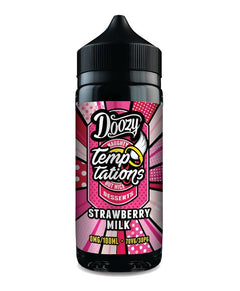 Doozy Temptations E-Liquid -Strawberry Milk - Urban Vape Ireland