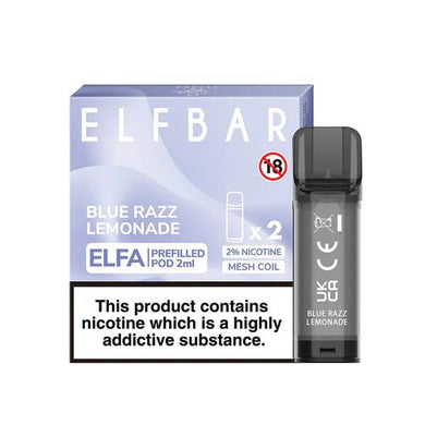 ELFA prefilled pod - Blue Razz Lemonade - Urban Vape Ireland