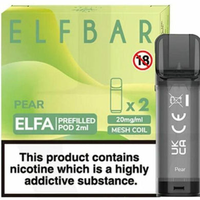 ELFA prefilled pod - Pear - Urban Vape Ireland