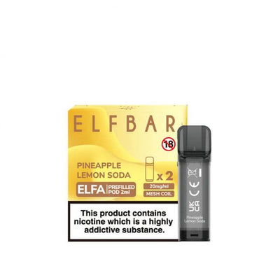 ELFA prefilled pod - Pineapple Lemon Soda - Urban Vape Ireland