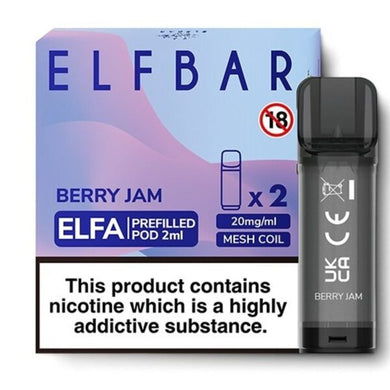ELFA prefilled pods - Berry Jam - Urban Vape Ireland