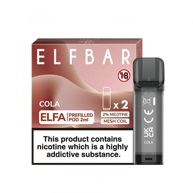 ELFA prefilled pods - Cola - Urban Vape Ireland