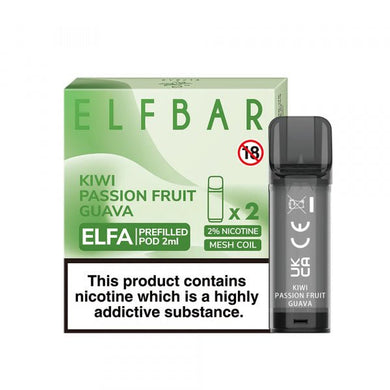 ELFA prefilled pods - Kiwi Passion - Urban Vape Ireland