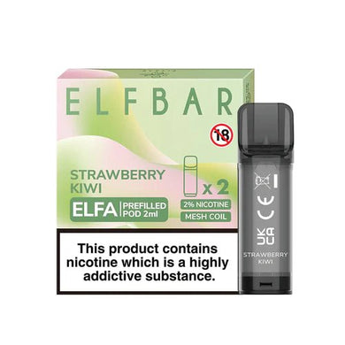ELFA prefilled pods - Strawberry Kiwi - Urban Vape Ireland