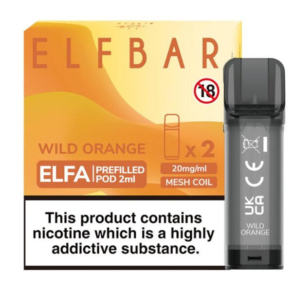 ELFA prefilled pods - Wild Orange - Urban Vape Ireland
