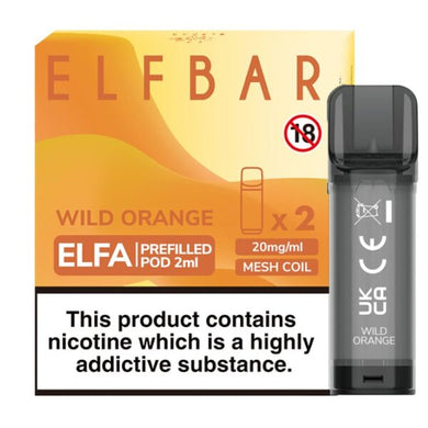 ELFA prefilled pods - Wild Orange - Urban Vape Ireland