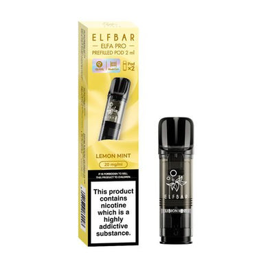 Elfa Pro Prefilled Pods - Lemon Mint - Urban Vape Ireland