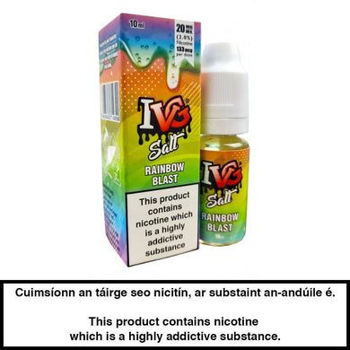 IVG Salt Rainbow Blast 10ml E-Liquid - 20mg - Urban Vape Ireland