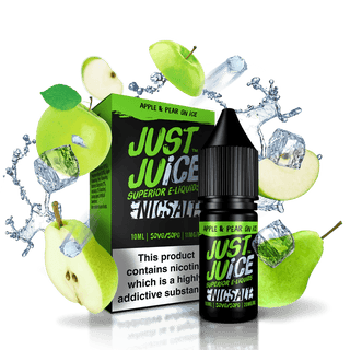 Just Juice Apple & Peach on ice nic salt - Urban Vape Ireland