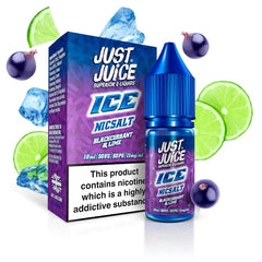 Just Juice Blackcurrant & Lime ice nic salt - Urban Vape Ireland