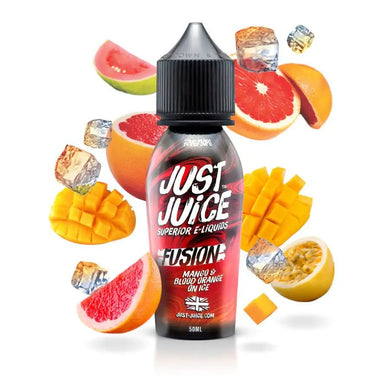 Just Juice Fusion Mango & Blood Orange on ice 50ml - Urban Vape Ireland