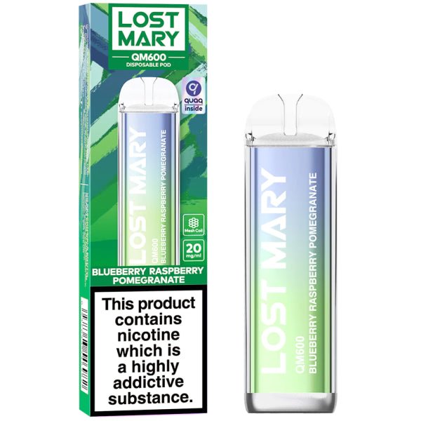 Lost Mary QM600 - Blueberry, Raspberry & Pomegranate - Urban Vape Ireland