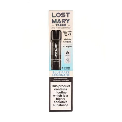 Lost Mary Tappo Blue Razz Lemonade Pods - Urban Vape Ireland