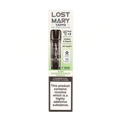 Lost Mary Tappo Kiwi Passion Fruit Guava Pods - Urban Vape Ireland
