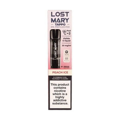 Lost Mary Tappo Peach Ice Pods - Urban Vape Ireland