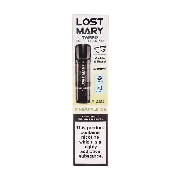 Lost Mary Tappo Pineapple Ice Pods - Urban Vape Ireland