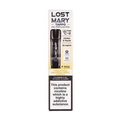 Lost Mary Tappo Pineapple Passion Fruit Lemon Pods - Urban Vape Ireland
