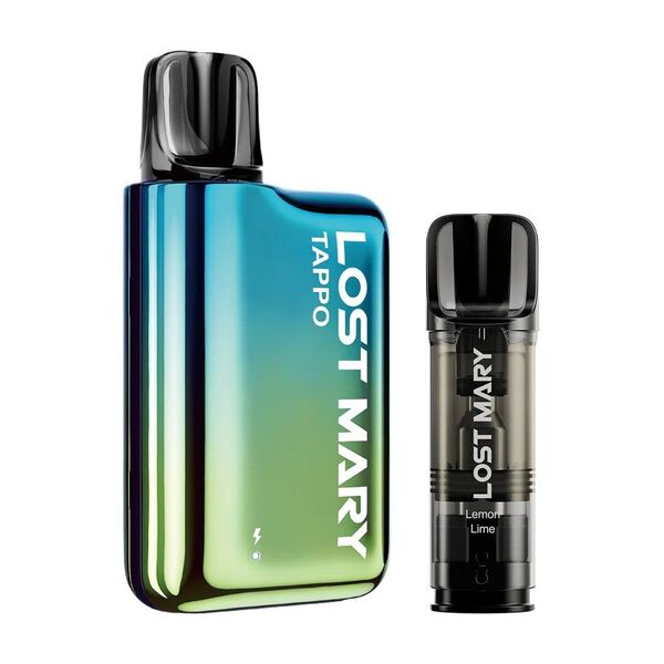 Lost Mary Tappo Prefilled Pod Starter Kit - Lemon Lime - Urban Vape Ireland