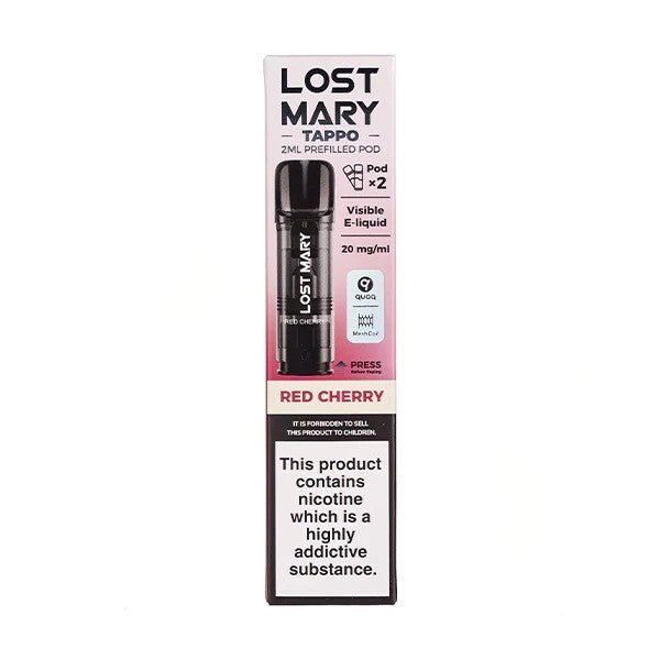 Lost Mary Tappo Red Cherry Pods - Urban Vape Ireland