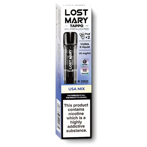 Lost Mary Tappo USA Mix Pods - Urban Vape Ireland
