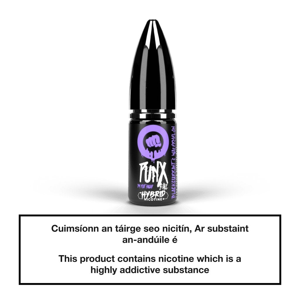Riot Punx Salt Blackcurrant & Watermelon 10ml - Urban Vape Ireland