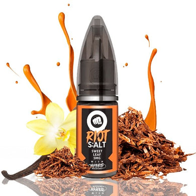 Riot Salt:Sweet Leaf 10ml - Urban Vape Ireland