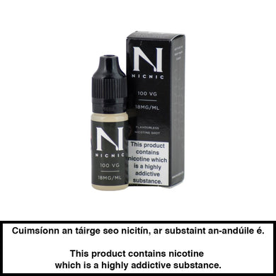 XYFil : Nic Shot 10ml E-Liquid 18mg 100%VG - Urban Vape Ireland