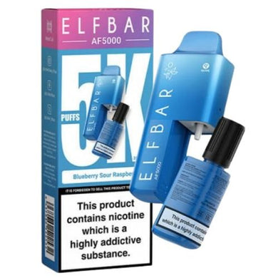 ELF Bar AF5000 - Blue Sour Raspberry - Urban Vape Ireland