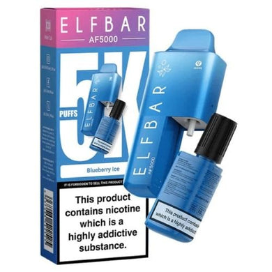 ELF Bar AF5000 - Blueberry Ice - Urban Vape Ireland