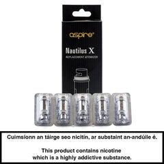 Aspire Nautilus X Coils (5 Pack) - Urban Vape Ireland