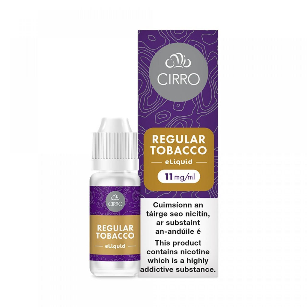 Cirro: Regular Tobacco 10ml - Urban Vape Ireland
