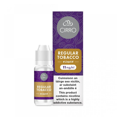 Cirro: Regular Tobacco 10ml - Urban Vape Ireland