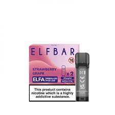 elfbar pods strawberry grape ELFA prefilled pod - Strawberry Grape