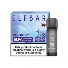 ELFA prefilled pods - Blueberry - Urban Vape Ireland