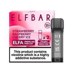 ELFA prefilled pods - Strawberry Raspberry Cherry Ice - Urban Vape Ireland