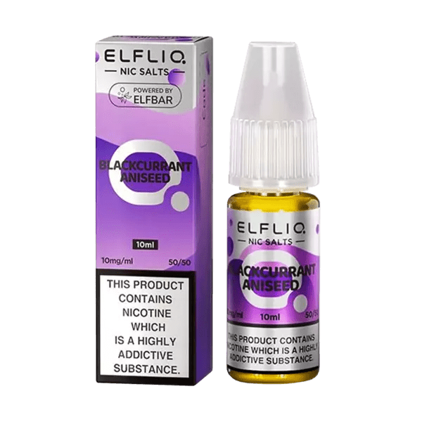 ElfLiq Blackcurrant Aniseed Nic Salt - E-Liquid - Urban Vape Ireland