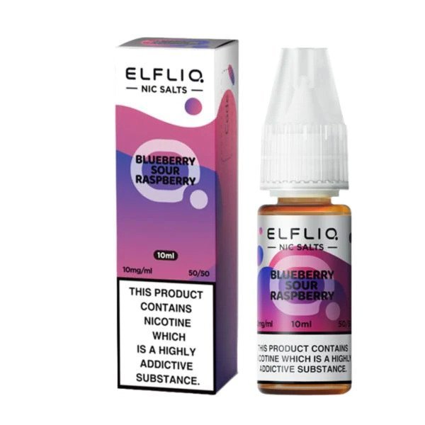 ElfLiq Blue Sour Raspberry Nic Salt - E-Liquid - Urban Vape Ireland