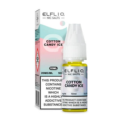 ElfLiq Cotton Candy Ice Nic Salt - E-Liquid - Urban Vape Ireland