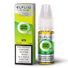 ElfLiq Sour Apple Nic Salt - E-Liquid - Urban Vape Ireland